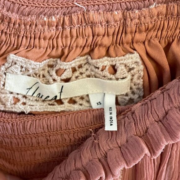 Anthropologie Floreat Orchard off shoulder lace dress size XS - Picture 4 of 11